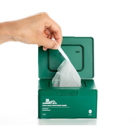 VT Cosmetics Set de masti Cica Daily Soothing Mask, 30 buc.