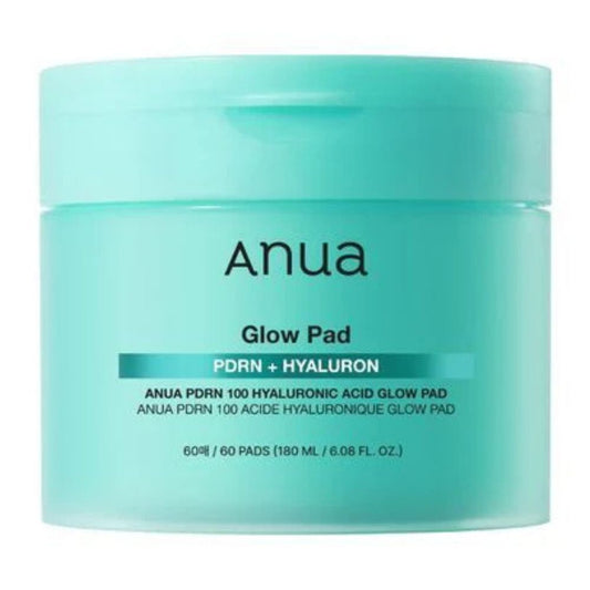 Anua,Dischete hidratante PDRN 100 Hyaluronic Acid Glow Pad, 60pads