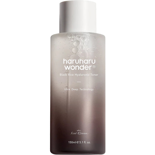 HARUHARU WONDER Black Rice Hyaluronic Toner, Toner de fata pentru hidratare si elasticitate, 150 ml