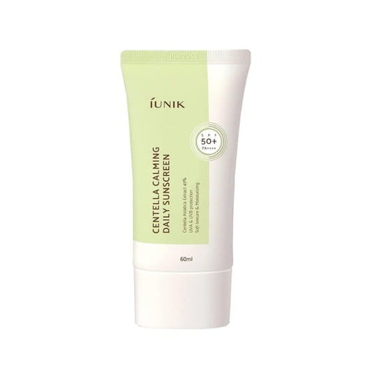 IUNIK, Centella Calming Daily Sunscreen SPF50+ PA++++, crema cu protecție solară, 60 ml