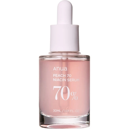 Anua Ser pentru fata cu 70% extract de piersici si niacinamida, 30 ml