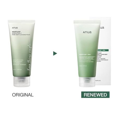 Anua tisztítóhab szívlevél kivonattal és kvercetinollal, 150 ml