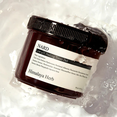 Nard Himalaya Herb Dischete Faciale Exfoliante cu pH scăzut, 140ml (70 buc)