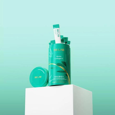 BB Lab  Pudra de colagen marin Biotin Collagen V, 2x30 plicuri