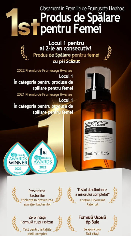 Nard Himalaya Herb Spumă de Igienă Intimă cu pH Scăzut, 300ml