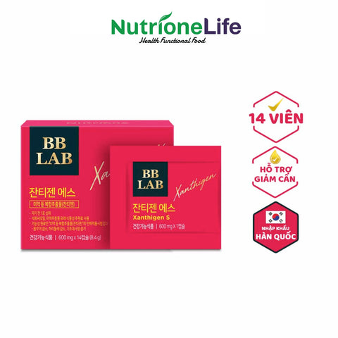 BB Lab Supliment accelerare metabolism si slabire Xanthigen S 600mg*14 for 2 weeks