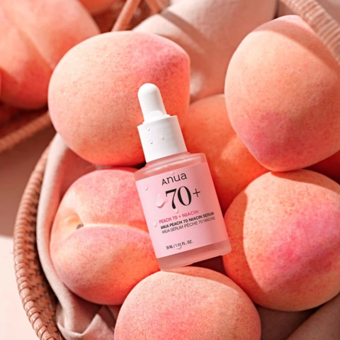 Anua arcszérum 70%-os őszibarackkivonattal és niacinamiddal, 30 ml