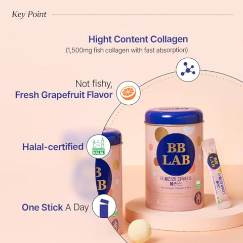 BB Lab Pudra de colagen marin The Collagen Powder, 2gx30 plicuri