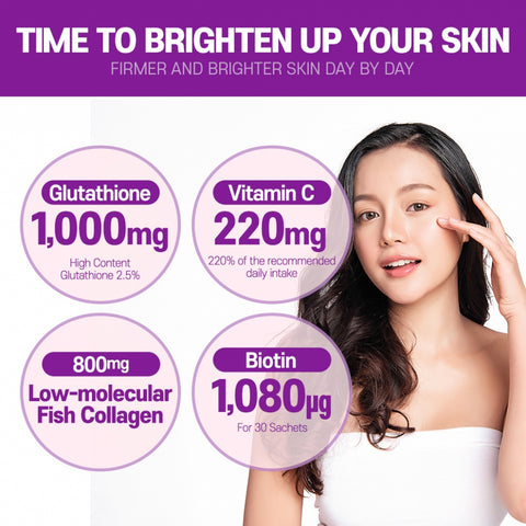 BOTO Colagen Alb cu Vitamina C si Biotină BOTO Glutathione