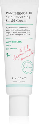 Axis-Y Advanced Formula Panthenol 10 Skin Smoothing Shield Cream,crema hidratanta usoara reface bariera protectoare a pielii, 50 ml