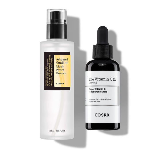 Cosrx Setul anti-acnee Esenta cu mucus de melc + Vitamin C ser