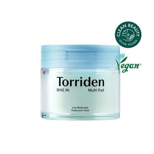 Torriden  Dischete de curatare Dive-In Low Molecule Hyaluronic Acid Multi Pad (80ea)