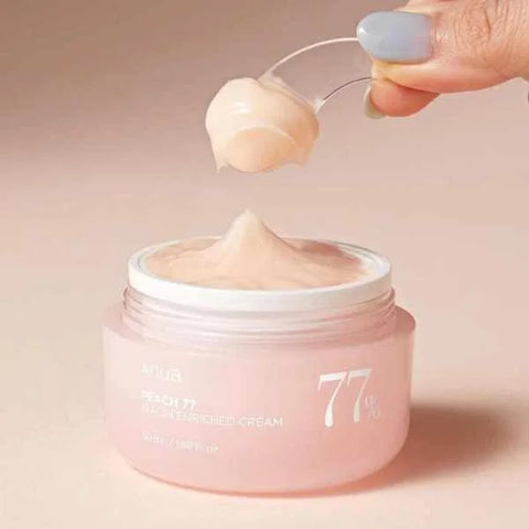 Anua  Crema de față hidratanta cu 77% extract de piersici, 50ml