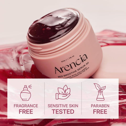 Arencia Fresh Red Smoothie Serum 30,ser cu textură tip gel, 50g