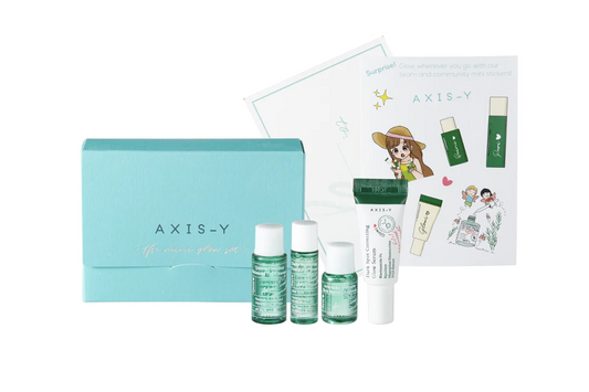 AXIS-Y Set Rutina pentru stralucirea pielii,  The Mini Glow Set