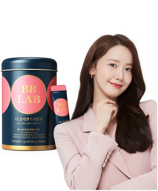 BB Lab Pudra de colagen marin, Colagen 3 in 1 cu Acid Hialuronic, Ceramide si Vitamina C, 2gx30 plicuri