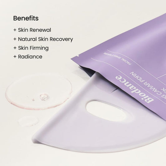 Biodance Masca hidrogel cu caviar si PDRN pentru rejuvenare ten, 34 g