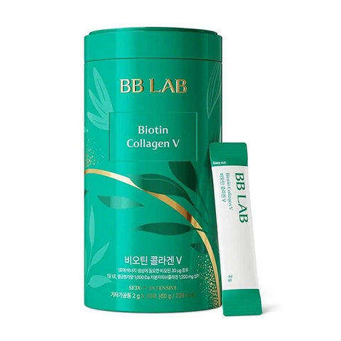 BB Lab  Pudra de colagen marin Biotin Collagen V, 2x30 plicuri