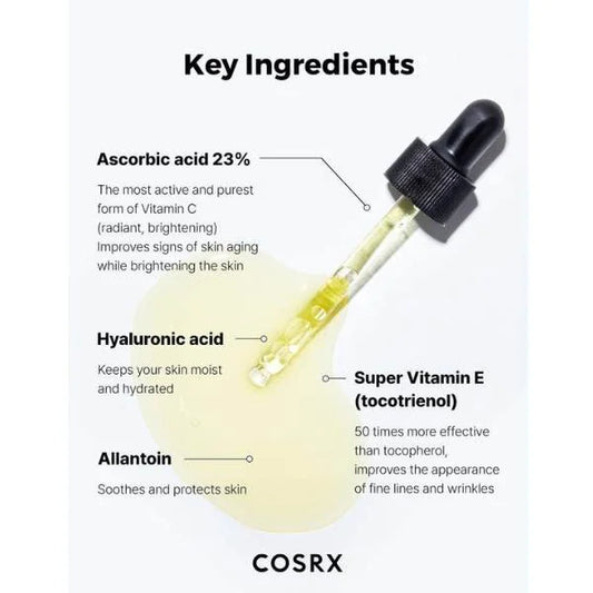 COSRX Ser cu 23% Vitamina C pentru Uniformizarea Tenului, 20 ml