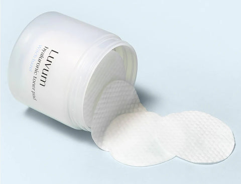 Luvum Dischete Faciale Hidratante Hazel Hyaluronic, 60 bucati