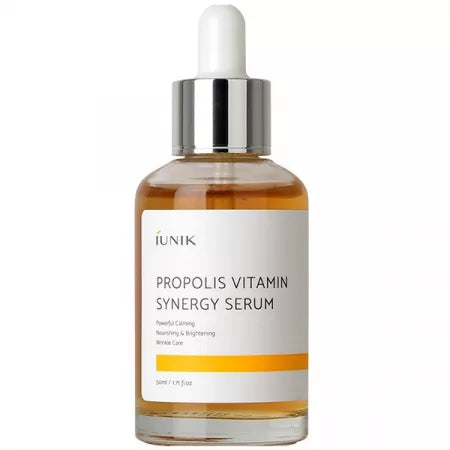 Iunik, Face Serum with Soothing Effect for Women Propolis Vitamin Synerg, 50 ml