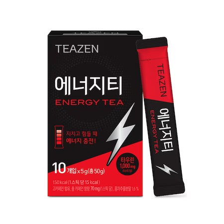 Teazen Ceai energetic cu taurina, L-carnitina si guarana