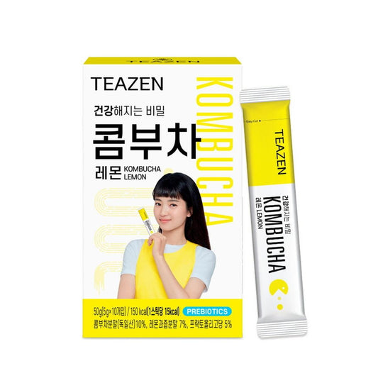 Teazen Ceai pentru gestionarea greutatii, Kombucha Lemon 5g*10