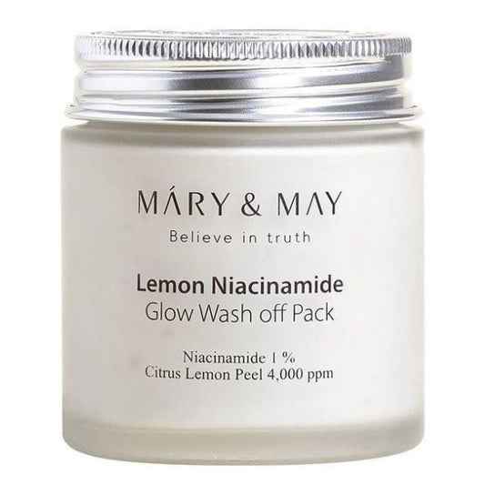 Mary and May Lemon Niacinamide Glow Wash Off Mask Pack, 125g