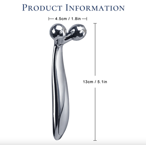 Massager Roler Facial Cu 3-d Bile