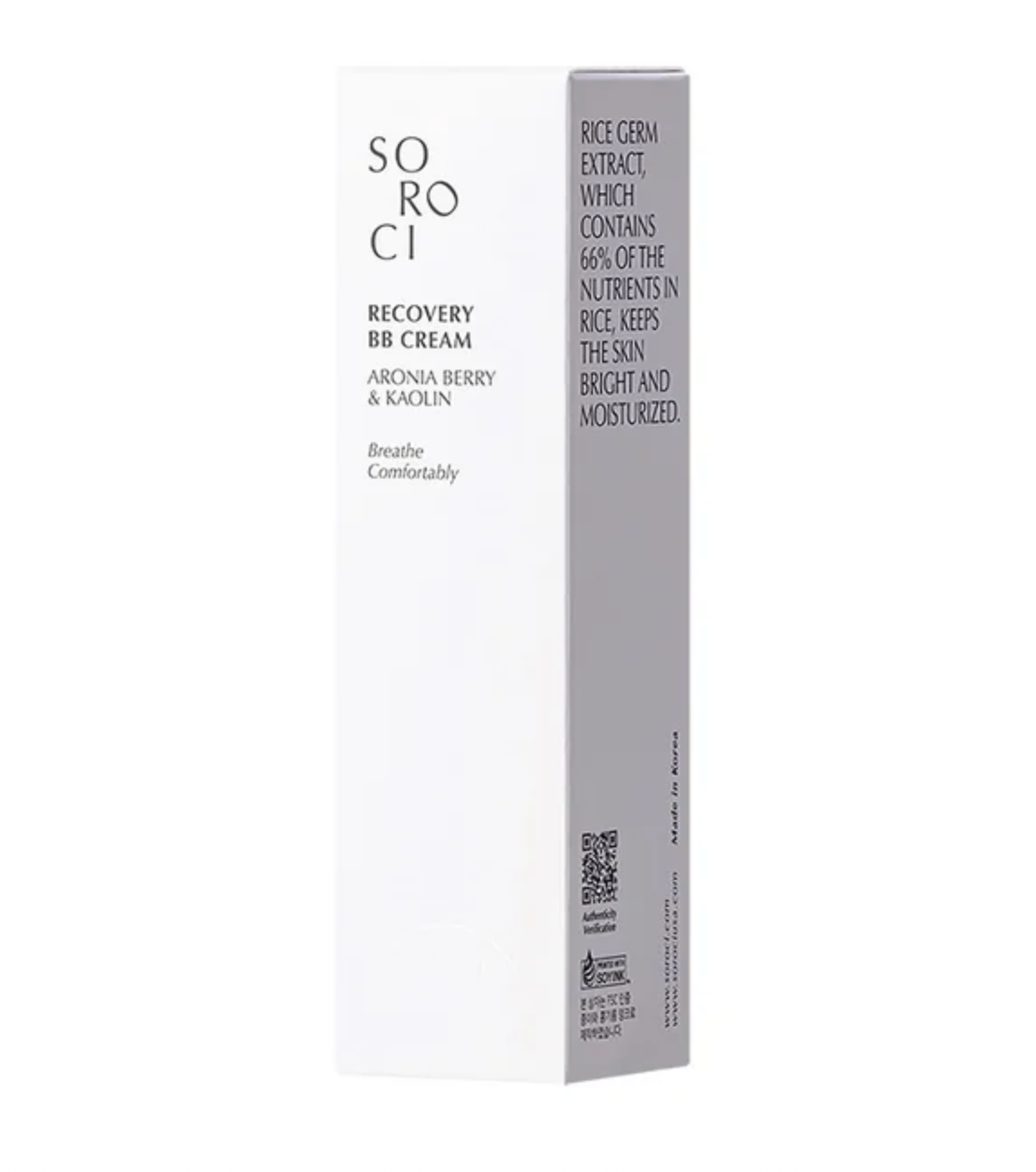 BB CREAM WITH SPF 50 RECOVERY 30 ML SOROCI