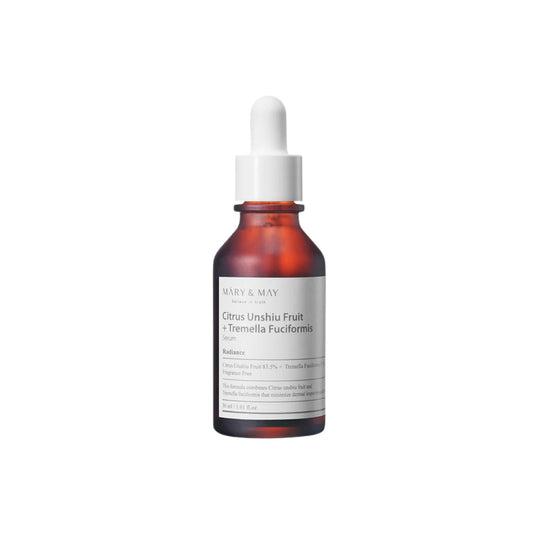 Mary and May Serum vegan cu absorbtie rapida Citrus Unshiu + Tremella Fuciformis, 30 ml