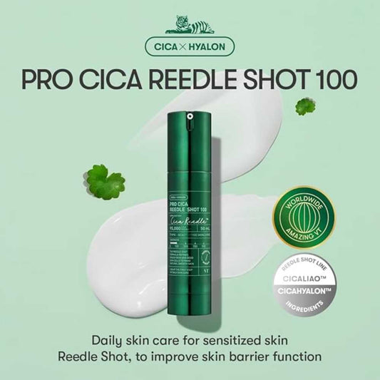 VT COSMETICS Pro Cica Reedle Shot 100 Face Serum - hydrating and soothing, 50 ml