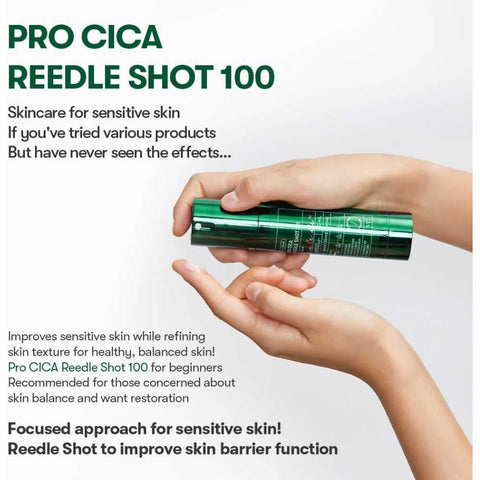 VT COSMETICS Pro Cica Reedle Shot 100 Face Serum - hydrating and soothing, 50 ml