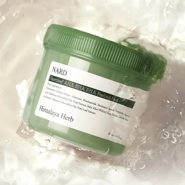 Nard Himalaya Herb Dischete Faciale Exfoliante AHA PHA, 120ml (70 Buc)