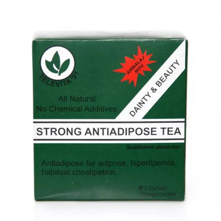Televita Ceai antiadipos Strong, 30 plicuri