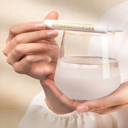 Collagen Lift Fiole cu colagen Luminous Gold, 28x10 ml