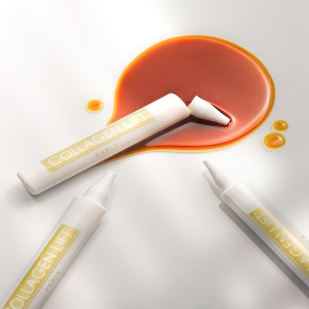 Collagen Lift Fiole cu colagen Luminous Gold, 28x10 ml