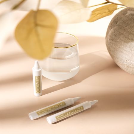 Collagen Lift Fiole cu colagen Luminous Gold, 28x10 ml