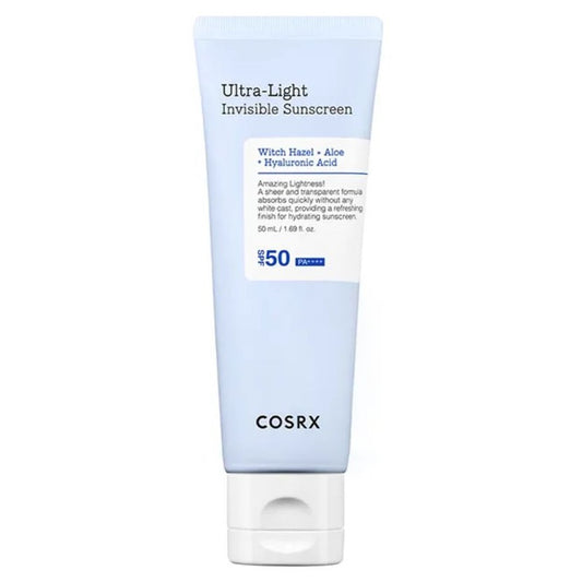 Cosrx Crema pentru protectie solara cu SPF 50 PA++++ Ultra-Light Invisible Sunscreen, 50 ml