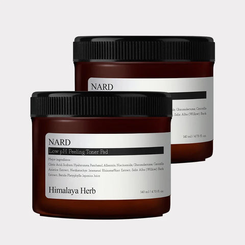 Nard Himalaya Herb Dischete Faciale Exfoliante cu pH scăzut, 140ml (70 buc)