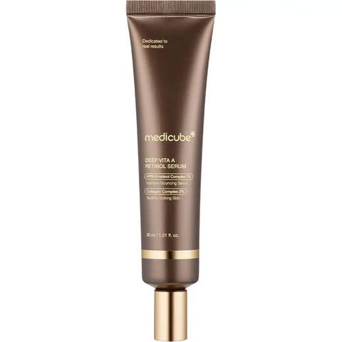 MEDICUBE Deep Vita A Serum with Retinol - Anti-aging, firming and wrinkle reduction facial serum, 30 ml