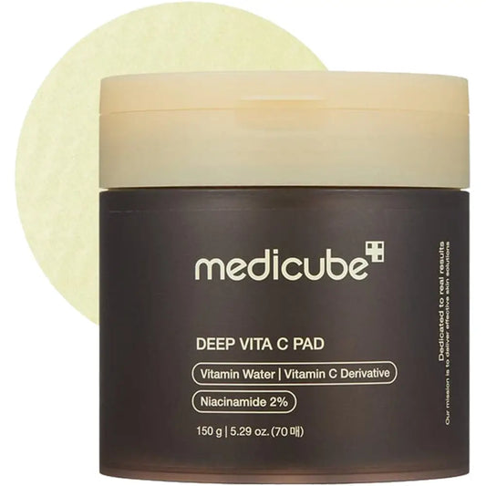 Medicube Deep Vita C Toner Face Brightening Floppy Disks - Brightness and Pigmentation Spot Reduction, 70 pcs