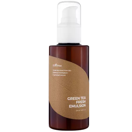 Isntree Emulsie lejera cu ceai verde pentru tenul gras Green Tea Fresh, 120 ml