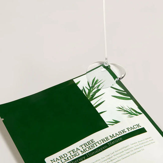 Nard Himalaya Herb Mască Hidratantă și Calmanta pentru Față Tea Tree, Set 30buc