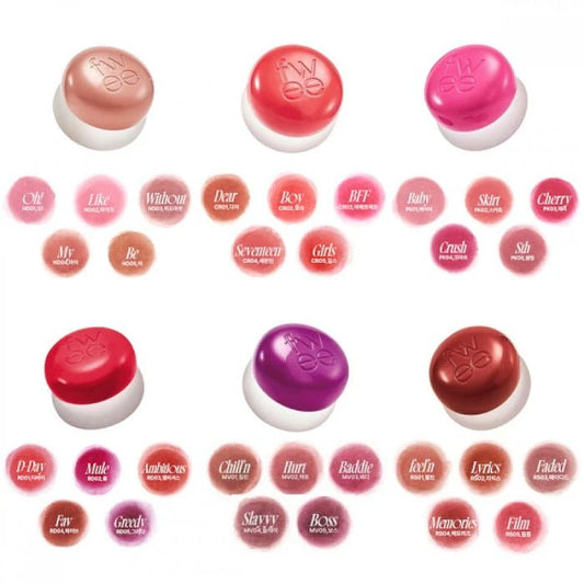 FWEE, LIP&amp;CHEEK BLURRY PUDDING POT CR05 GIRLS, Lipstick And Blush 2 In 1 Pudding Pot, 5g.