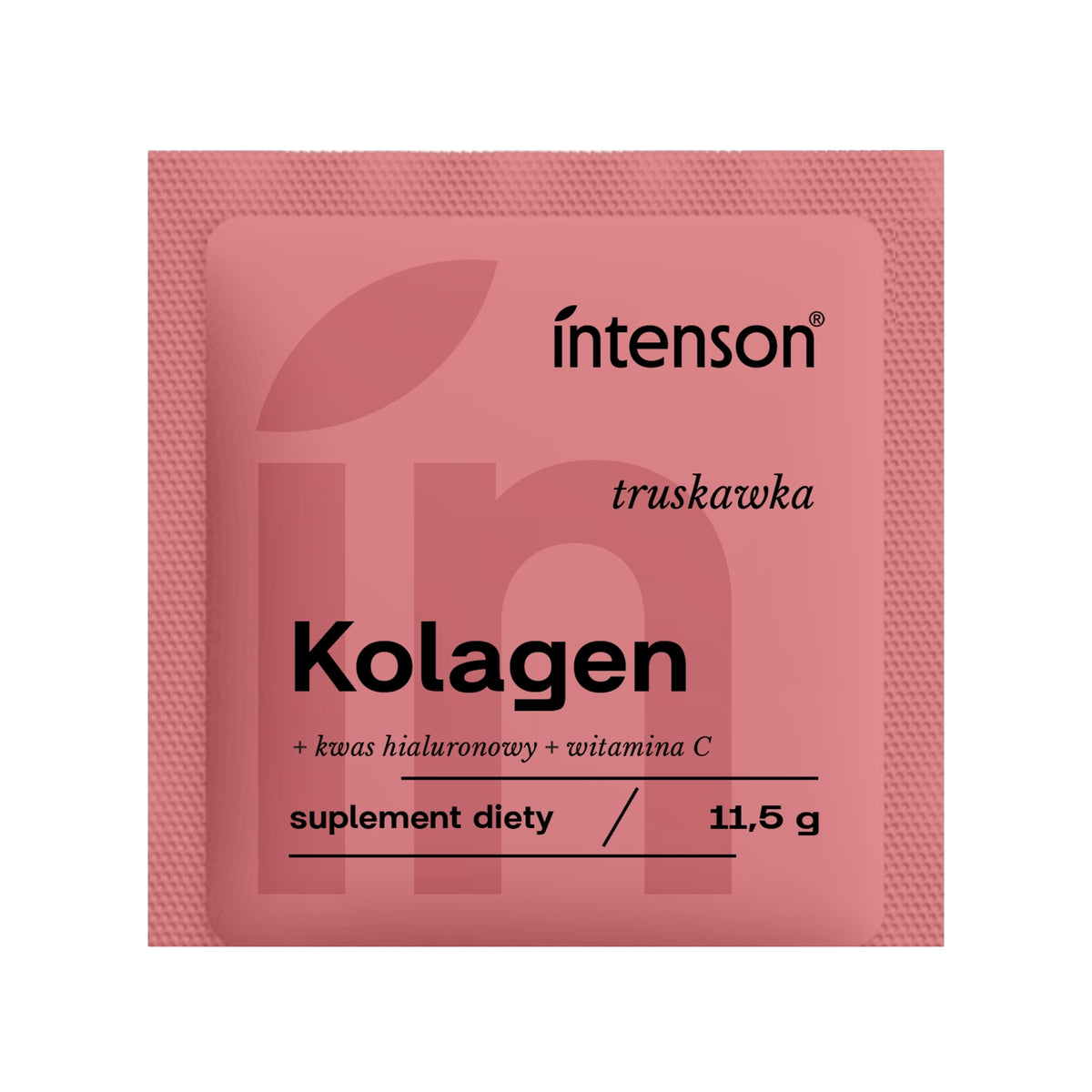 Intenson  Colagen + acid hialuronic + vitamina C, cu aromă de căpșuni, 11.5 gr.