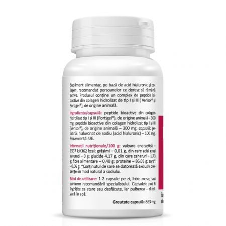 Zenyth Acid Hialuronic cu Colagen Complex, 30 capsule