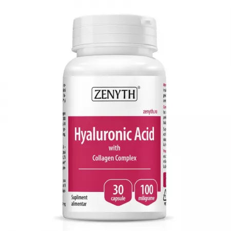 Zenyth Acid Hialuronic cu Colagen Complex, 30 capsule