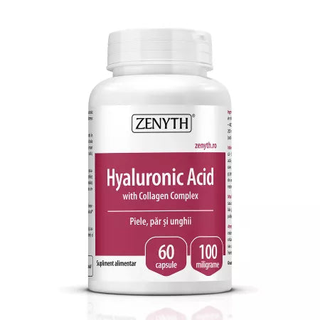 Zenyth Acid Hialulronic cu Colagen Complex, 60 capsule