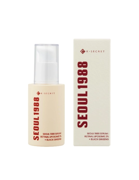 KSecret Seoul 1988 Retinal Serum cu 2% retinal lipozomal si ginseng negru, 30ml